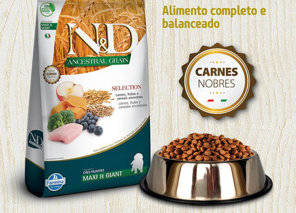 Ração Seca N&D Ancestral Selvagem Puppy Maxi para Cachorros Filhotes de Porte Gigante