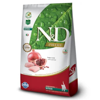 Imagem do produto Ração Seca N&D Prime Feline Frango para Gatos Filhotes, tipo Ração Seca, marca N&D.