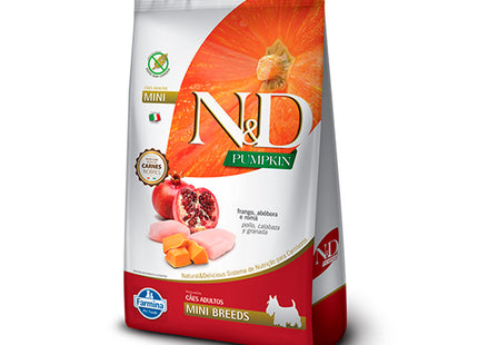 Imagem do produto Ração Seca N&D Pumpkin Frango para Cachorros de Porte Pequeno, tipo Ração Seca, marca N&D.