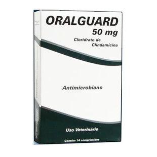 Imagem do produto Antibiótico Virbac Oralguard 50mg para Cães, tipo Antibiótico, marca Oralguard.