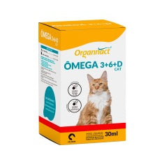 Suplemento Organnact Omega Cat 30ml para Gatos
