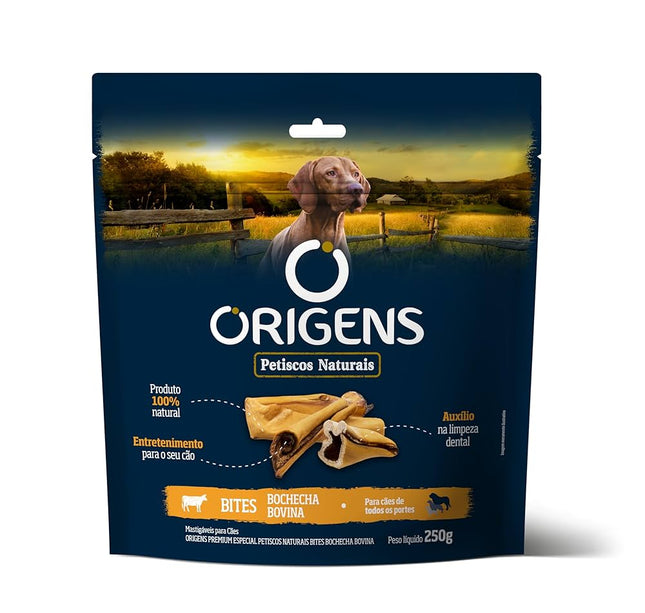 Imagem do produto Petisco Origens Natural Bochecha para Cachorros, tipo Petisco, marca Origens.