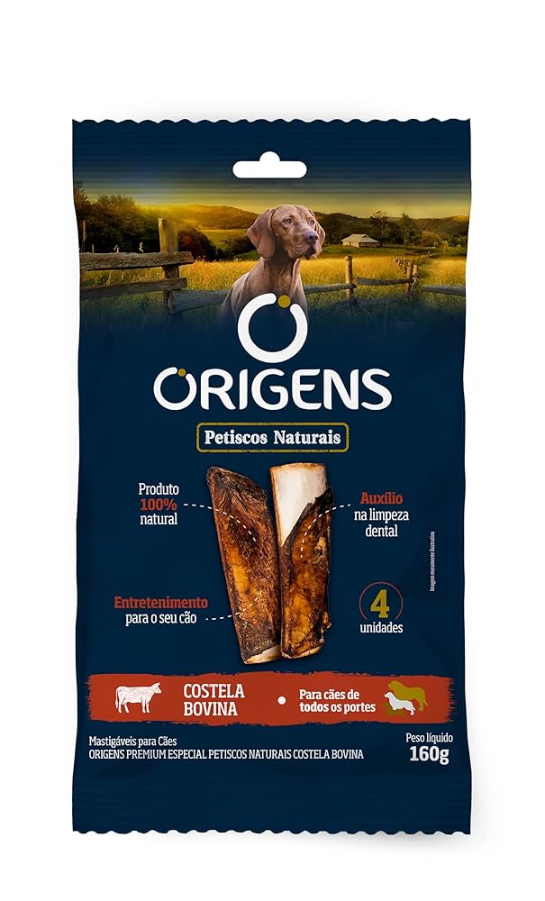 Imagem do produto Petisco Origens Natural Costela para Cachorros, tipo Petisco, marca Origens.