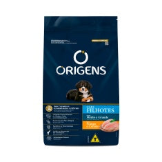 Imagem do produto Ração Seca Origens Frango e Cereais para Cachorros Filhotes, tipo Ração Seca, marca Origens.