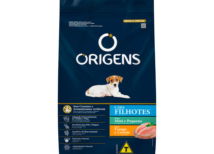 Imagem do produto Ração Seca Origens Frango e Cereais para Cachorros Filhotes, tipo Ração Seca, marca Origens.