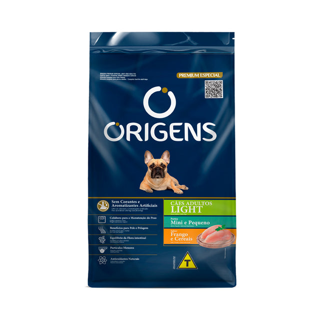 Imagem do produto Ração Seca Origens Light para Cachorros de Porte Pequeno, tipo Ração Seca, marca Origens.