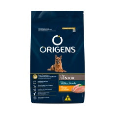 Imagem do produto Ração Seca Origens para Cachorros Sênior de Porte Médio e Grande, tipo Ração Seca, marca Origens.