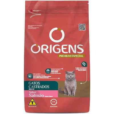 Imagem do produto Ração Seca Origens para Gatos Castrados, tipo Ração Seca, marca Origens.