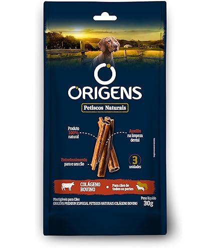 Imagem do produto Snack Origens Colágeno para Cachorros, tipo Snack, marca Origens.