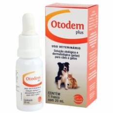 Imagem do produto Produto Otológico Ceva Otodem Plus para Cães e Gatos, tipo Produto Otológico, marca Otodem Plus.