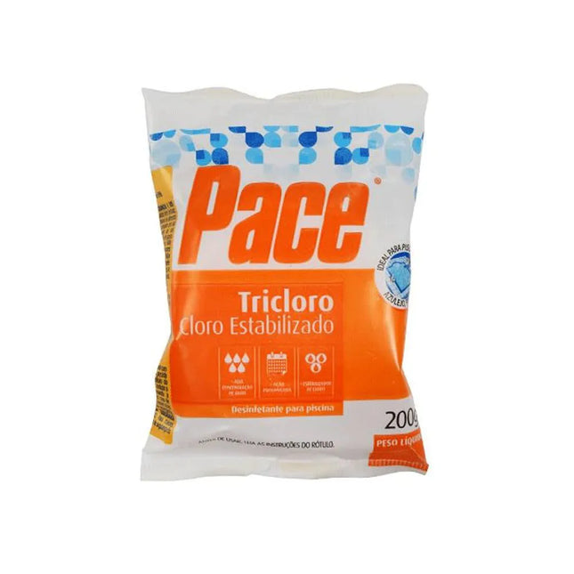 Cloro Pace Tricloro Pastilha Tabletão 200 g – Cloro Estabilizado para Piscinas