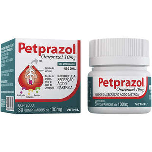 Antiemético Vetnil Petprazol 20mg para Cães e Gatos