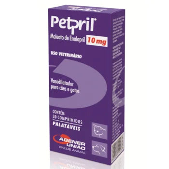Antihipertensivo Super Mix Petpril 10mg para Cães