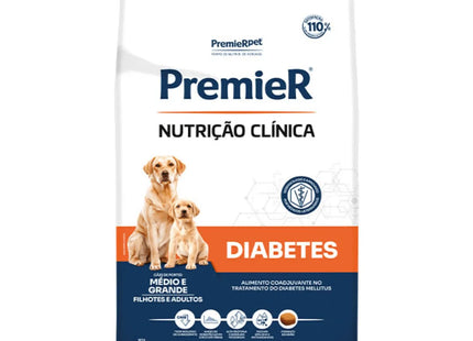 Premier Nutrição Clínica – Diabetes Canino Porte Médio e Grande