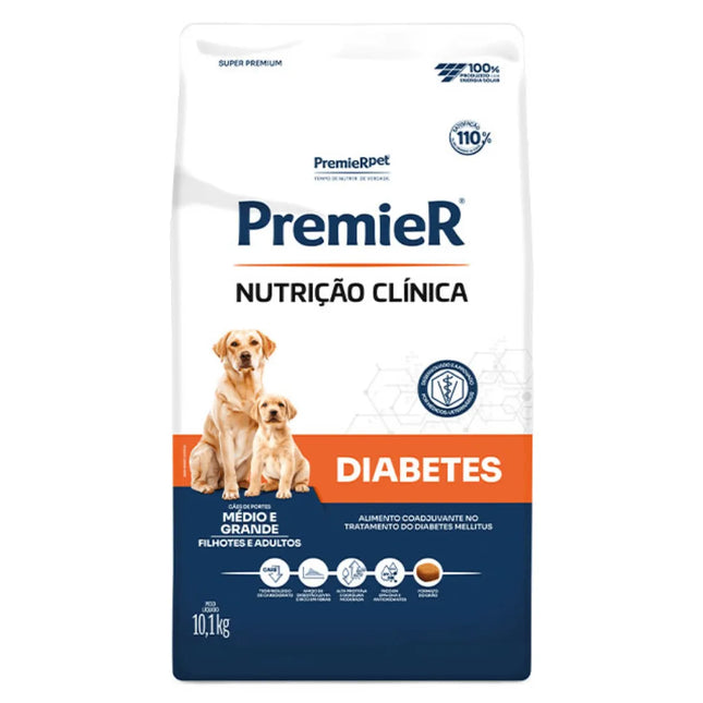 Premier Nutrição Clínica – Diabetes Canino Porte Médio e Grande