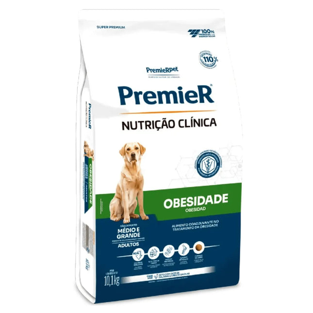 PremieR Nutrição Clínica Obesidade – Cães Médios e Grandes