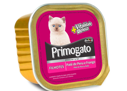 Imagem do produto Ração Úmida Primogato Patê para Gatos Filhotes, tipo Ração Úmida, marca Primogato.