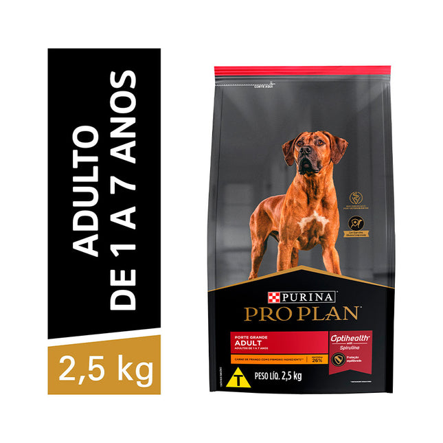 Imagem do produto Ração Seca Pro Plan Optlife para Cachorros Adultos de Porte Grande, tipo Ração Seca, marca Pro Plan.