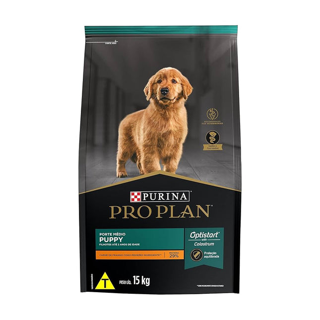 Imagem do produto Ração Seca Pro Plan para Cachorros Filhotes de Porte Médio, tipo Ração Seca, marca Pro Plan.