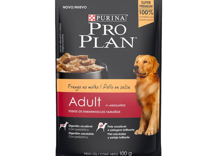 Imagem do produto Ração Úmida Pro Plan Frango para Cachorros Adultos, tipo Ração Úmida, marca Pro Plan.