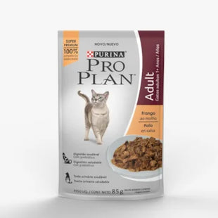 Imagem do produto Ração Úmida Pro Plan Frango para Gatos Adultos, tipo Ração Úmida, marca Pro Plan.