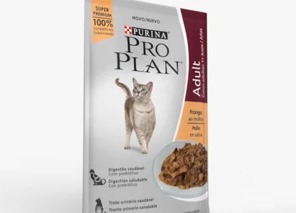Imagem do produto Ração Úmida Pro Plan Frango para Gatos Adultos, tipo Ração Úmida, marca Pro Plan.