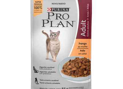 Imagem do produto Ração Úmida Pro Plan Frango para Gatos Adultos, tipo Ração Úmida, marca Pro Plan.