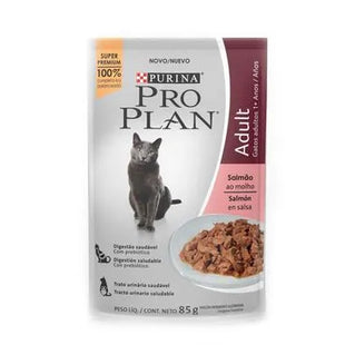 Imagem do produto Ração Úmida Pro Plan Salmão para Gatos Adultos, tipo Ração Úmida, marca Pro Plan.