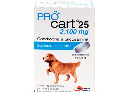 Suplemento Agener União Procart para Cães de 25kg