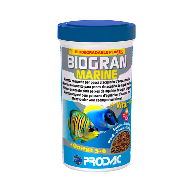 Imagem do produto Ração Seca Prodac Biogran Marine para Peixes, tipo Ração Seca, marca Prodac.