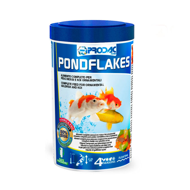 Imagem do produto Ração Seca Prodac Pondflakes para Peixes, tipo Ração Seca, marca Prodac.