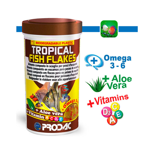 Ração Seca Prodac Pondsticks Color para Peixes