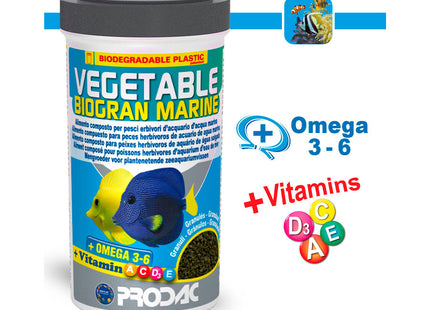 Ração Seca Prodac Vegetable Biogran Marine para Cachorros