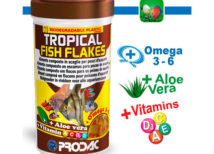 Ração Seca Prodac Vegetable Flakes para Cachorros