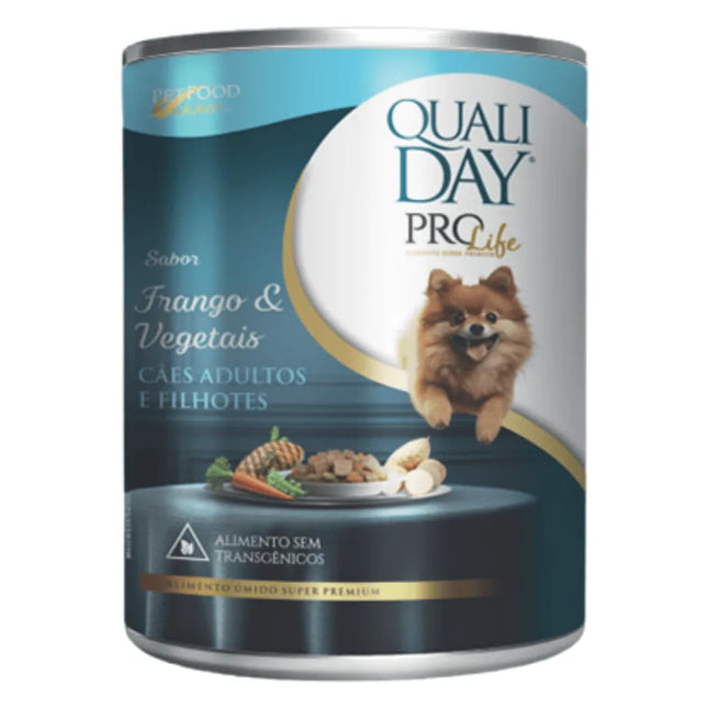 Alimento Úmido Qualiday ProLife Cães Frango e Vegetais
