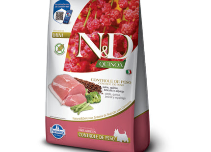 N&D Quinoa Canine Controle de Peso Adulto Mini