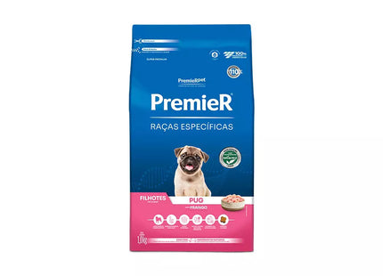 Ração Seca Premier para Cachorros Filhotes de Raça Pug