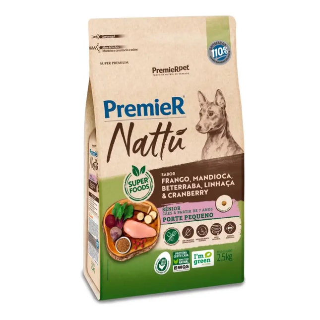 PremieR Nattu Cães Sênior Pequeno Porte