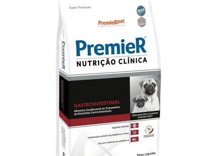 PremieR Nutrição Clínica Gastrointestinal Cães Pequeno Porte