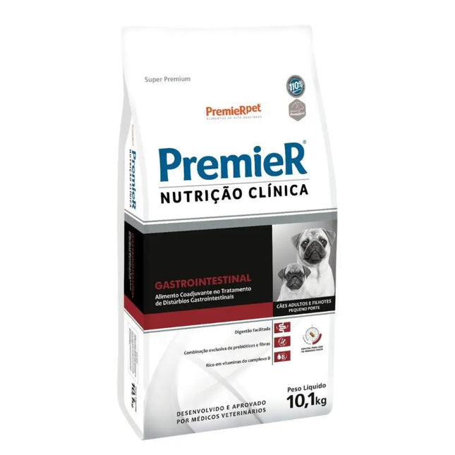 PremieR Nutrição Clínica Gastrointestinal Cães Pequeno Porte