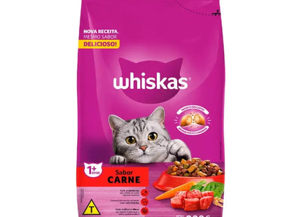 Ração Seca Whiskas Carne para Gatos Castrados
