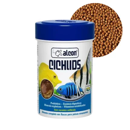 Imagem do produto Ração Alcon Ciclideos para Peixes, tipo Ração, marca Alcon.