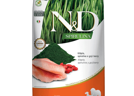 N&D Spirulina Canine AD Mini Tilápia 2,5 kg