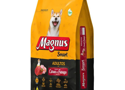 Magnus Smart Carne e Frango Ração Premium para Cães Adultos