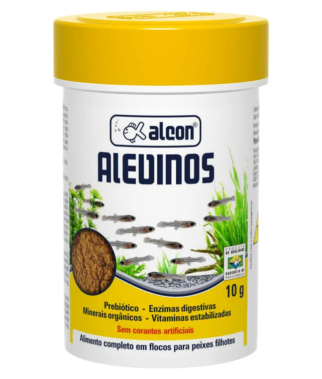 Alcon Alevinos Micro‑Fl 10 g – Ração Completa para Peixes Filhotes