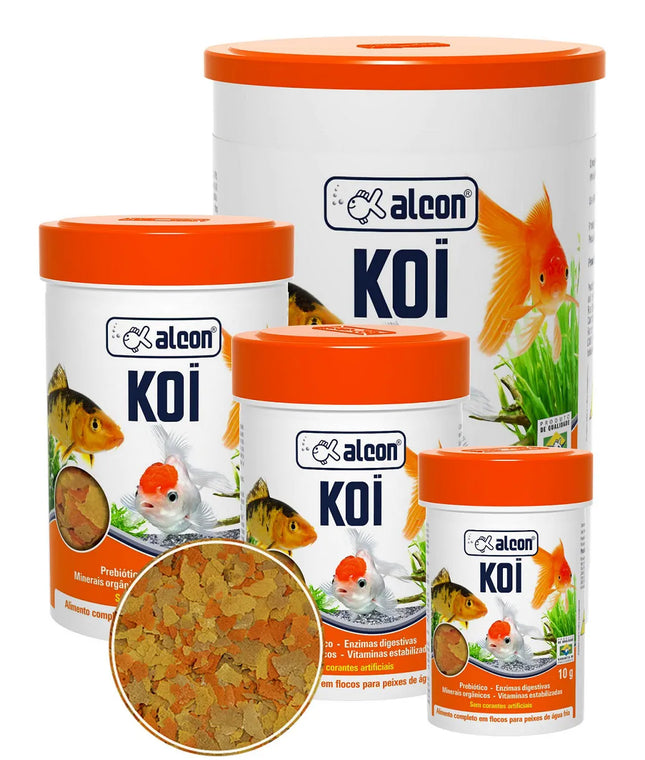 Alcon Koi – Ração em Flocos para Peixes de Água Fria