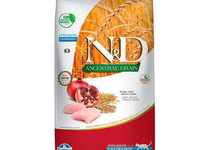 N&D Ancestral Feline Frango & Romã Castrado