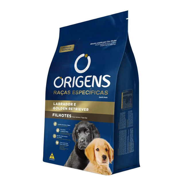 Origens Raças Específicas Labrador & Golden Retriever Filhote 15 kg