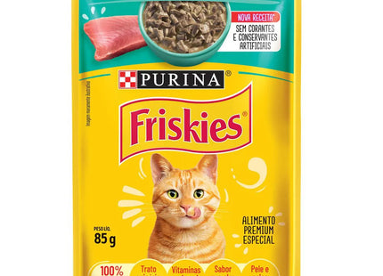 Friskies Sachê ao Molho Gatos Adultos 85 g – Sabores