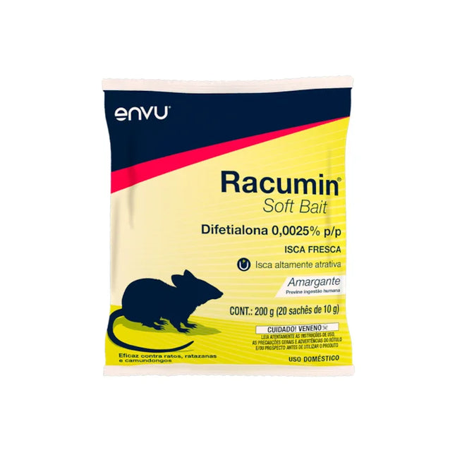 Imagem do produto Raticida Racumin Soft Bait, tipo Raticida, marca Racumin.